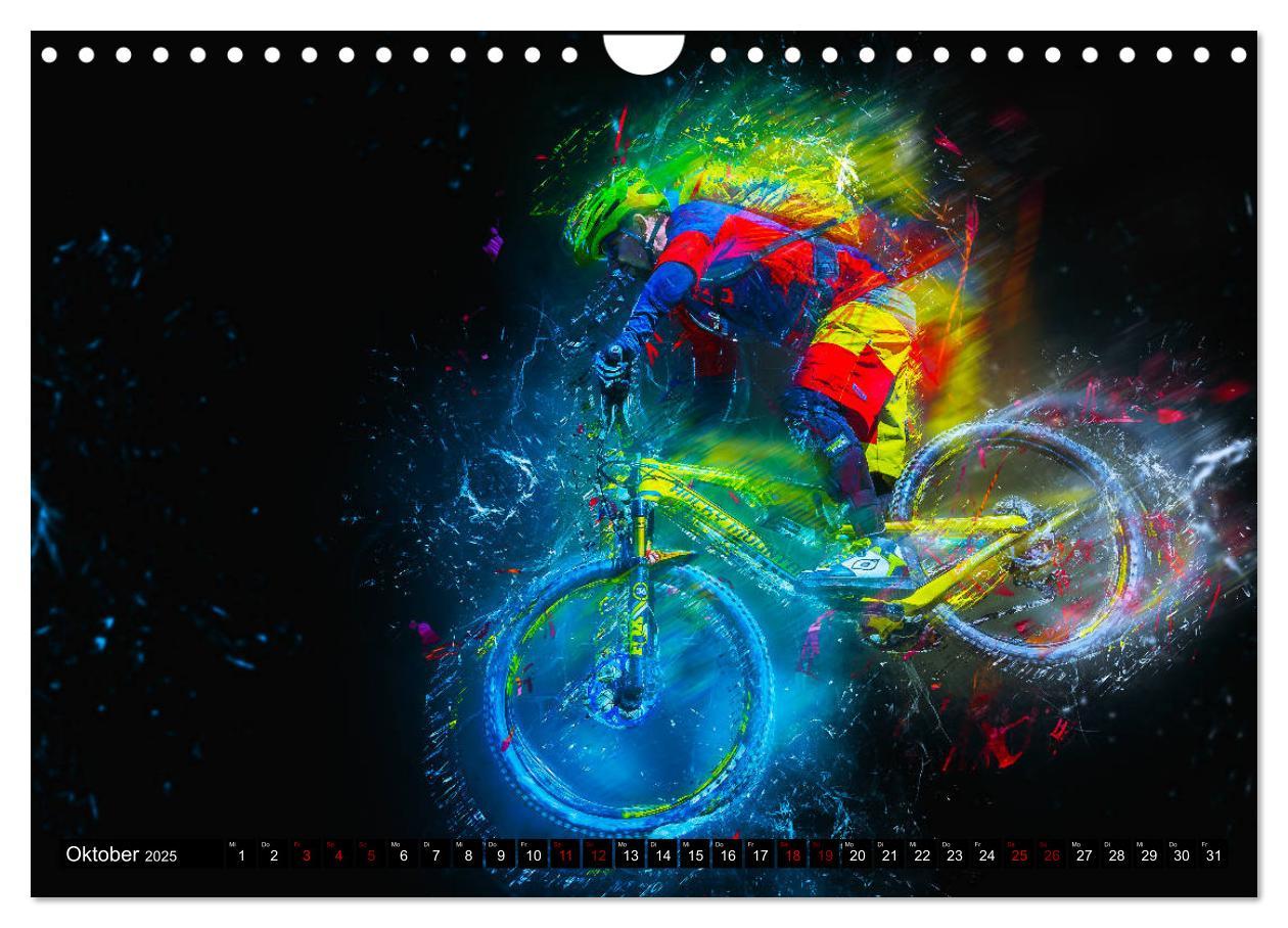 Bild: 9783435432905 | Downhill Explosion (Wandkalender 2025 DIN A4 quer), CALVENDO...