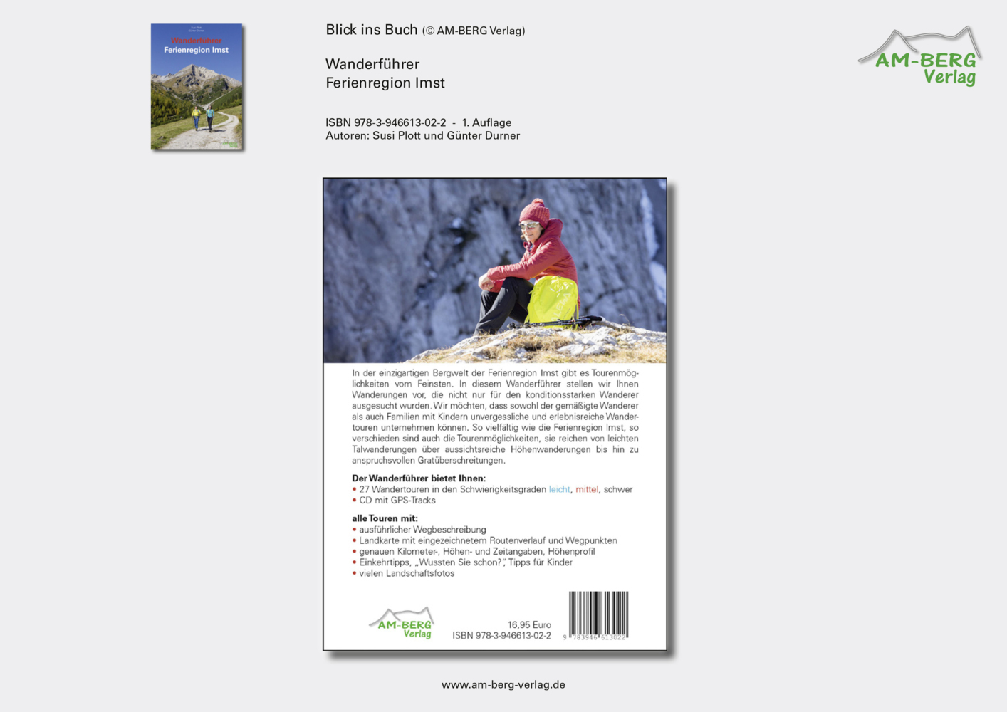 Bild: 9783946613022 | Wanderführer Ferienregion Imst | Susi Plott (u. a.) | Taschenbuch