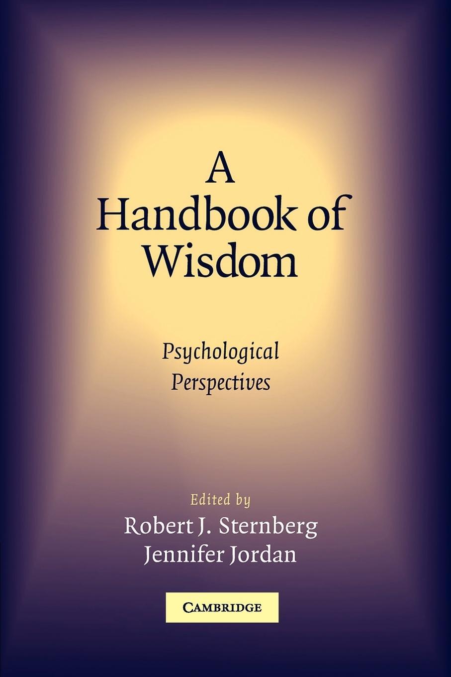 Cover: 9780521541824 | A Handbook of Wisdom | Psychological Perspectives | Sternberg | Buch