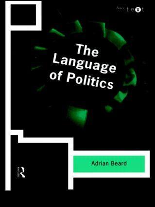 Cover: 9780415201780 | The Language of Politics | Adrian Beard | Taschenbuch | Intertext