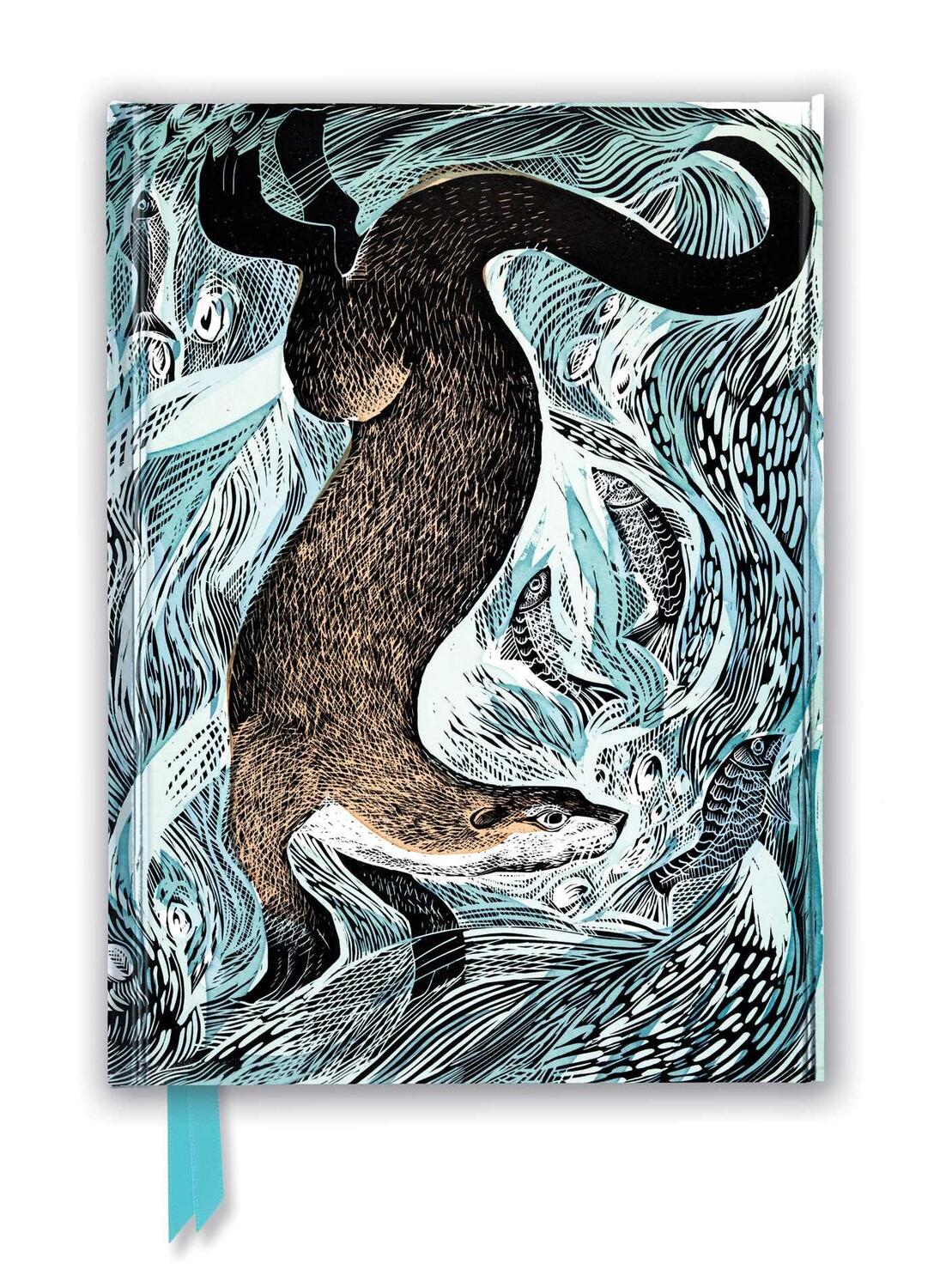 Cover: 9781787558021 | Angela Harding: Fishing Otter (Foiled Journal) | Buch | 176 S. | 2020