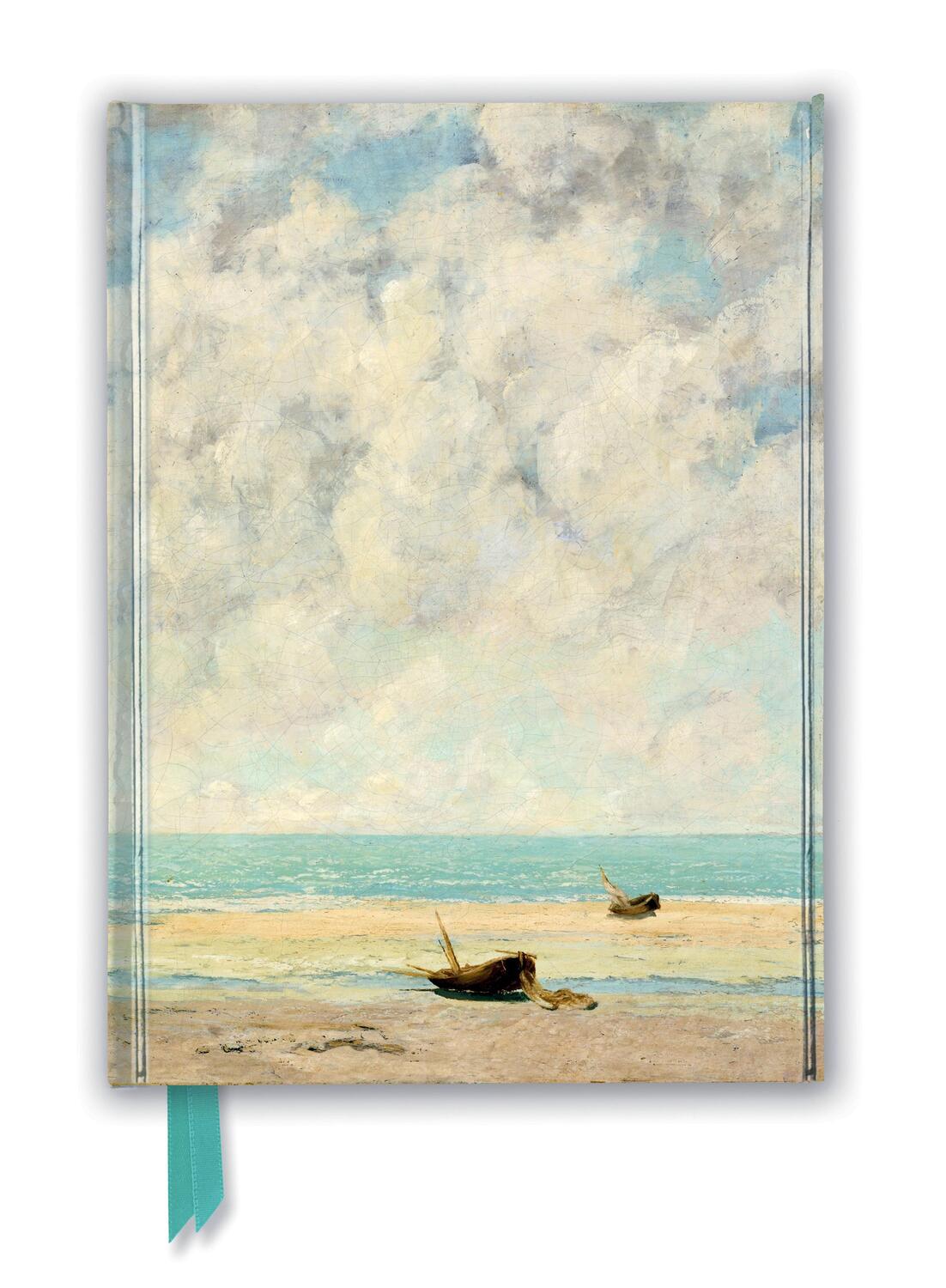 Cover: 9781787555501 | Gustave Courbet: The Calm Sea (Foiled Journal) | Flame Tree Studio