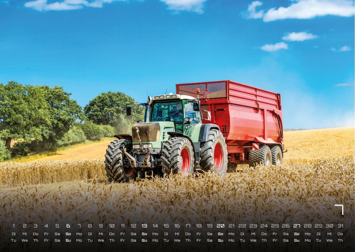 Bild: 9783986734428 | Landmaschinen - Traktor - 2025 - Kalender DIN A3 | GP-Fever. de | 2025