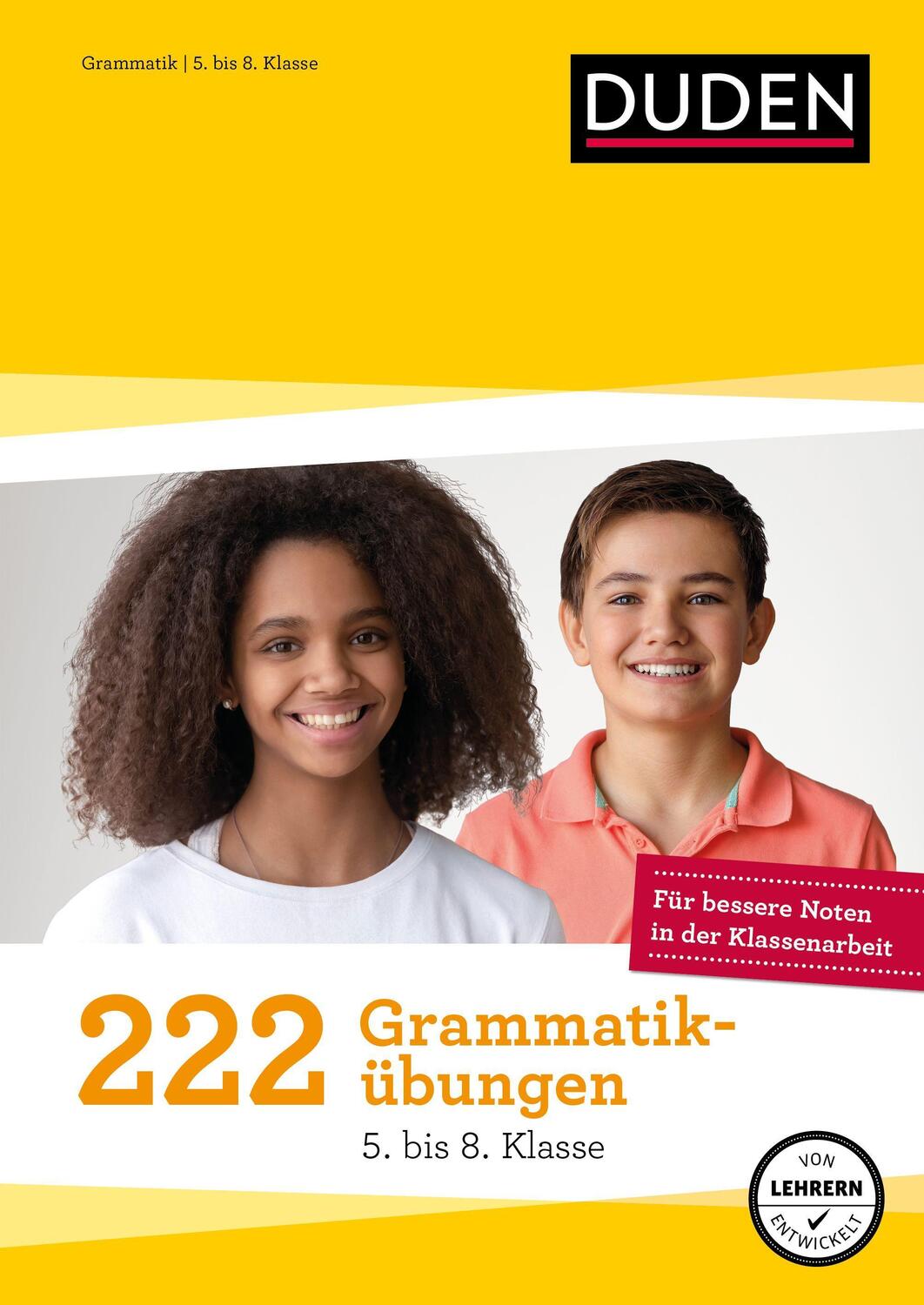 Cover: 9783411736485 | 222 Grammatikübungen - 5. bis 8. Klasse | Regeln und Formen zum Üben