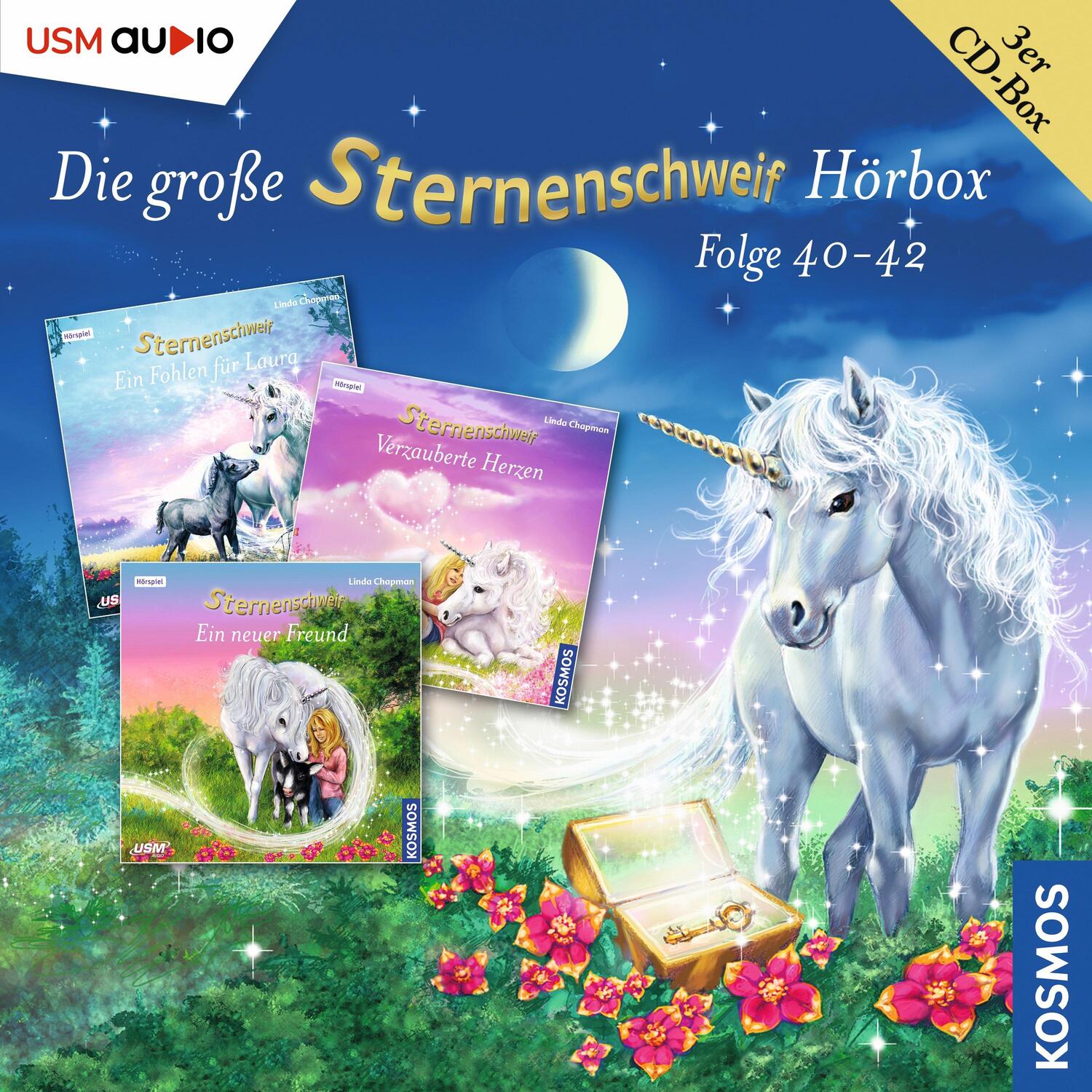 Cover: 9783803237439 | Die große Sternenschweif Hörbox Folgen 40-42 (3 Audio CDs) | Chapman