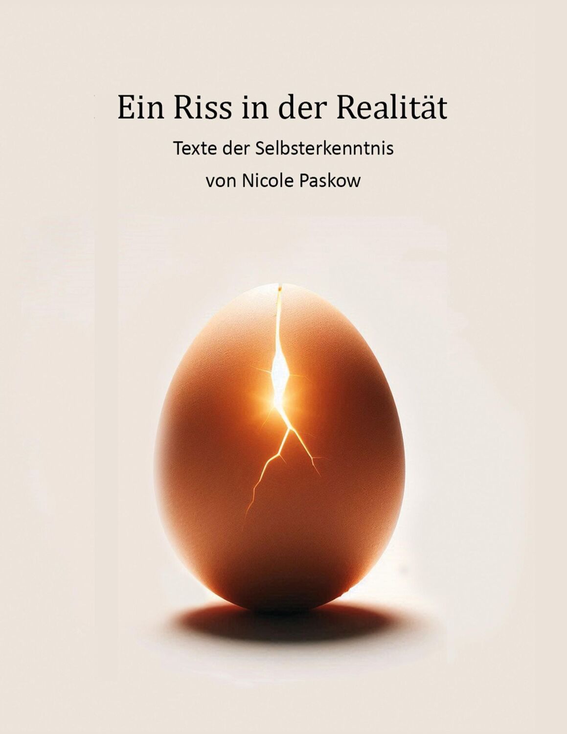 Cover: 9783759771025 | Ein Riss in der Realität | Texte der Selbsterkenntnis | Nicole Paskow