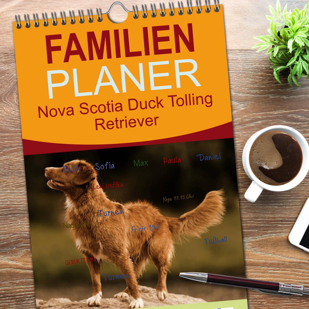 Bild: 9783457115732 | Familienplaner 2025 - Nova Scotia Duck Tolling Retriever mit 5...