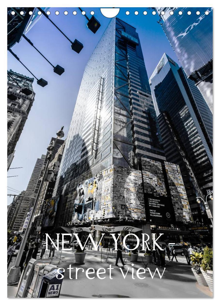 Cover: 9783457089439 | NEW YORK ¿ street view (Wandkalender 2025 DIN A4 hoch), CALVENDO...