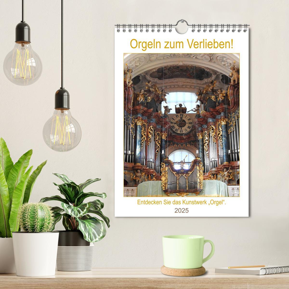 Bild: 9783435950669 | Orgeln zum Verlieben! (Wandkalender 2025 DIN A4 hoch), CALVENDO...