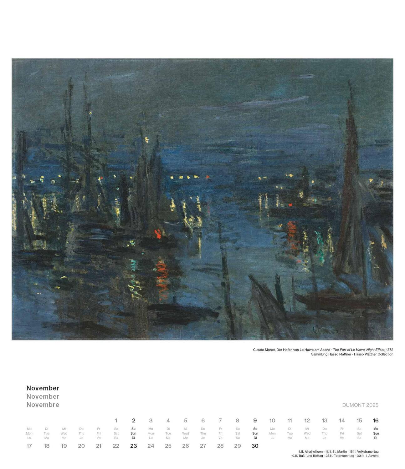 Bild: 4250809653334 | Impressionismus 2025 - Kunstkalender - Museum Barberini -...