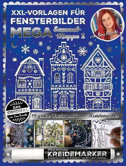 Cover: 9783955350871 | XXL Vorlagen für Fensterbilder, Mega Sammelmappe 1 von Bine Brändle