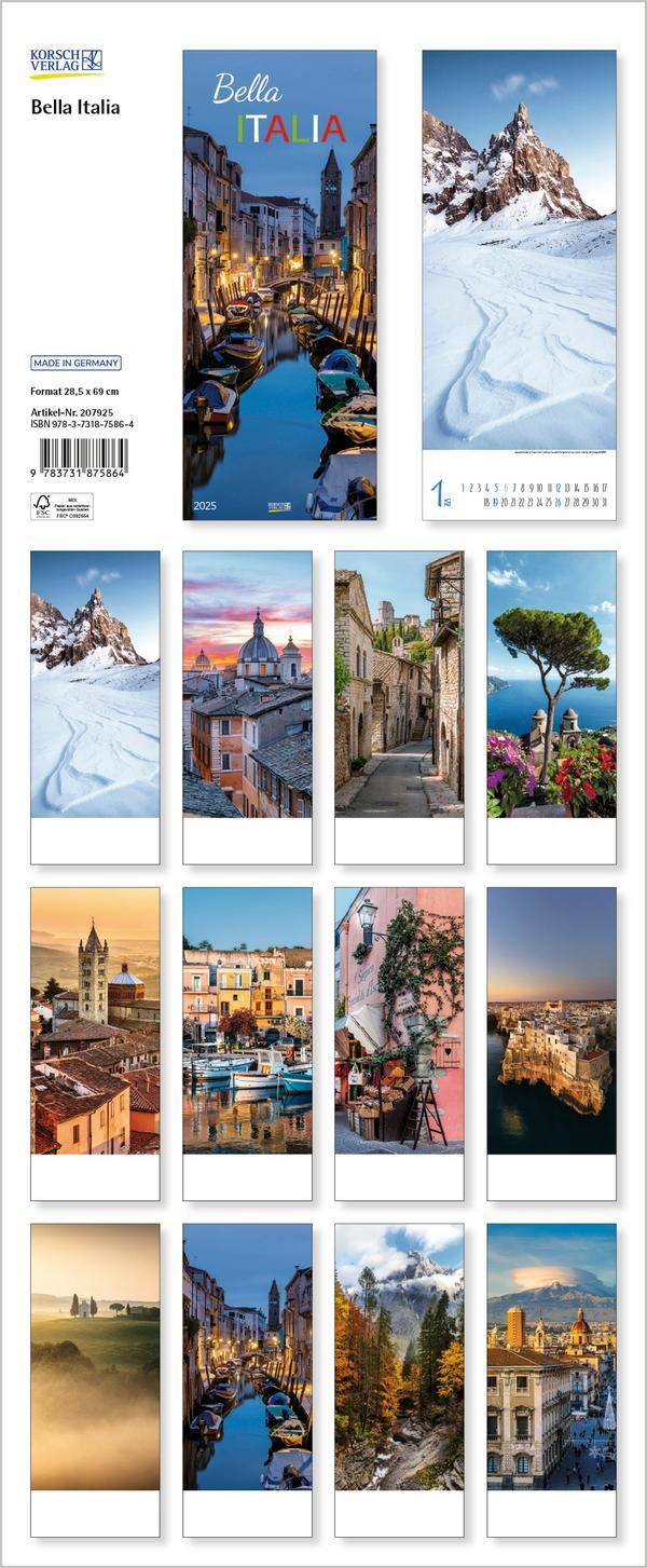 Bild: 9783731875864 | Bella Italia 2025 | Verlag Korsch | Kalender | 14 S. | Deutsch | 2025