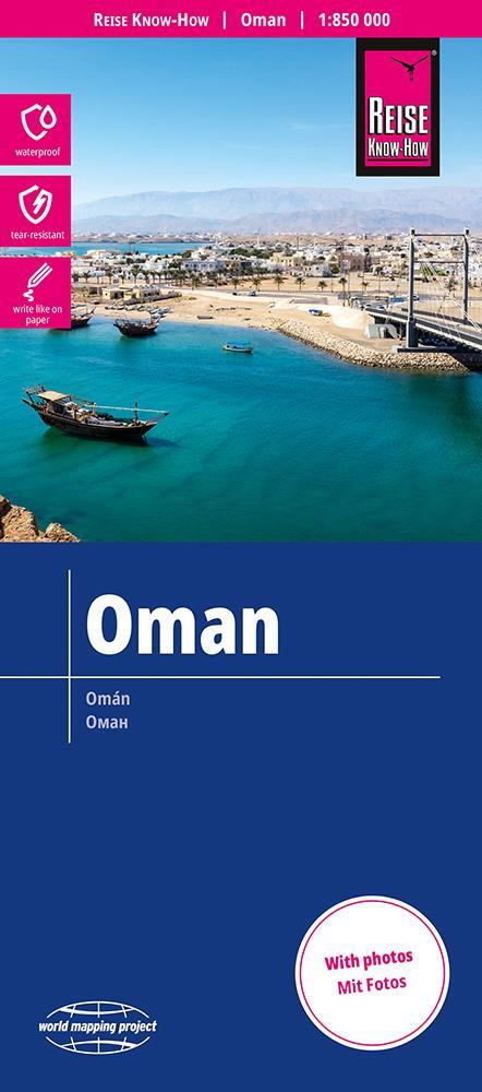 Cover: 9783831773190 | Reise Know-How Landkarte Oman 1:850.000 | Peter Rump | (Land-)Karte