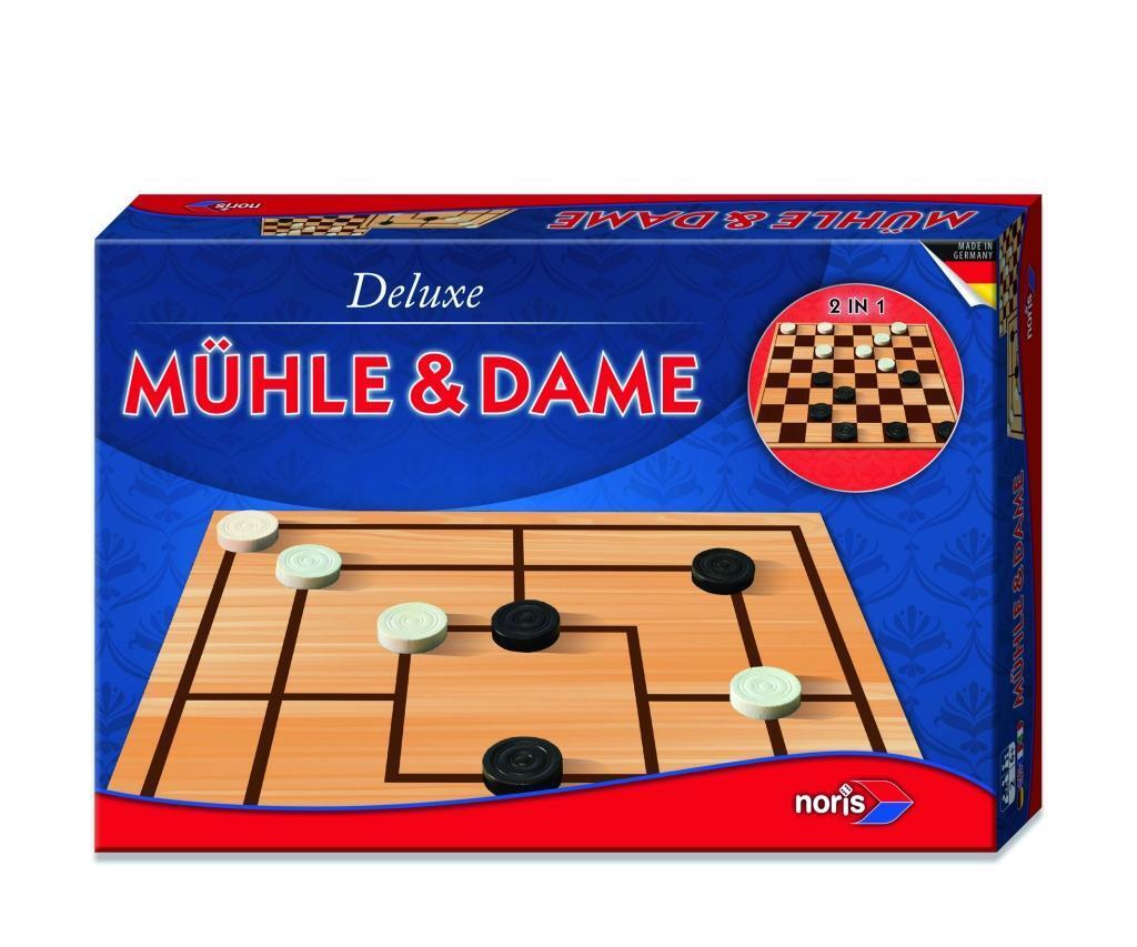 Bild: 4000826080121 | Deluxe - Mühle & Dame | 2 Spieler | Spiel | Deutsch | 2015 | NORIS