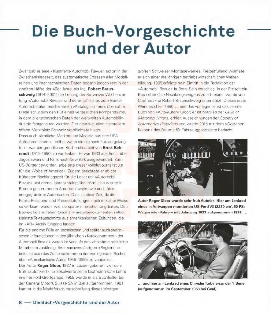 Bild: 9783613043657 | Amerikanische Autos 1945-1990 | Roger Gloor | Buch | 584 S. | Deutsch