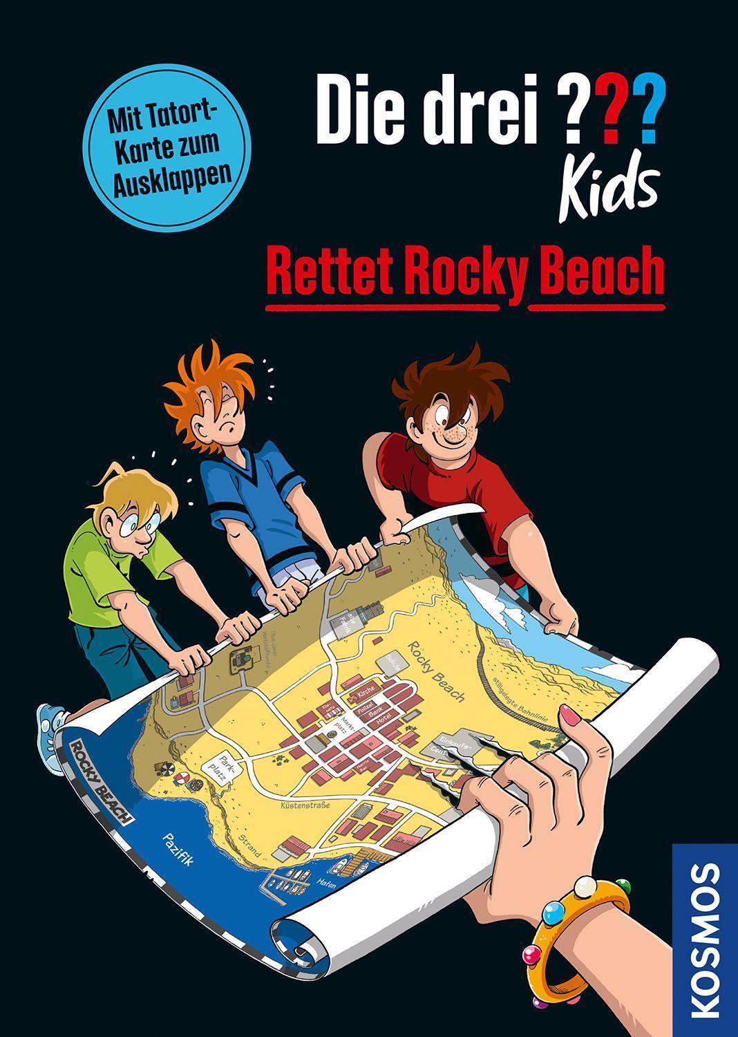 Cover: 9783440173749 | Die drei ??? Kids, Rettet Rocky Beach | Mit Tatortkarte zum Ausklappen