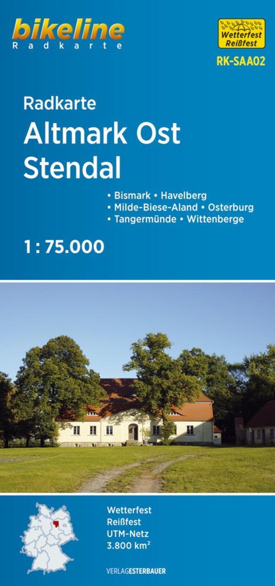 Cover: 9783850003506 | Bikeline Radkarte Deutschland Altmark Ost Stendal 1:75.000 | Deutsch