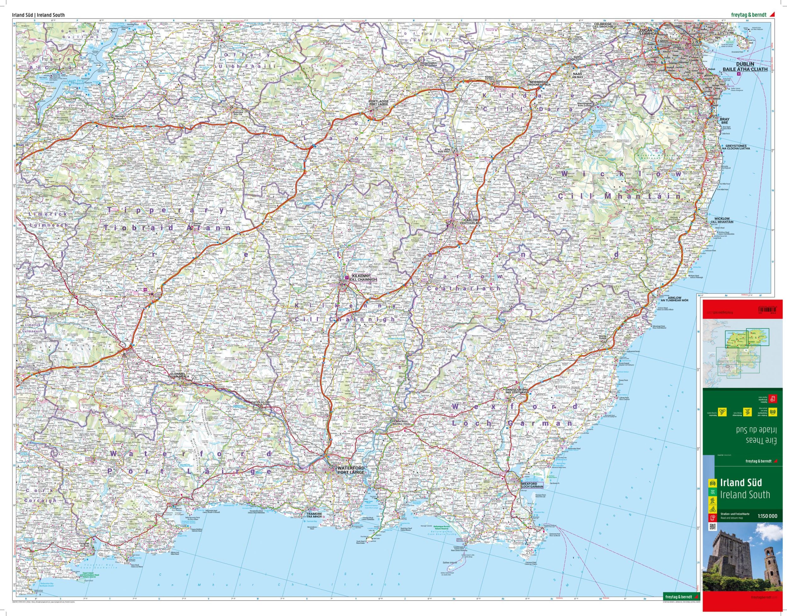 Bild: 9783707923223 | Irland, Straßen- und Freizeitkarten-Set 1:150.000, freytag &amp; berndt