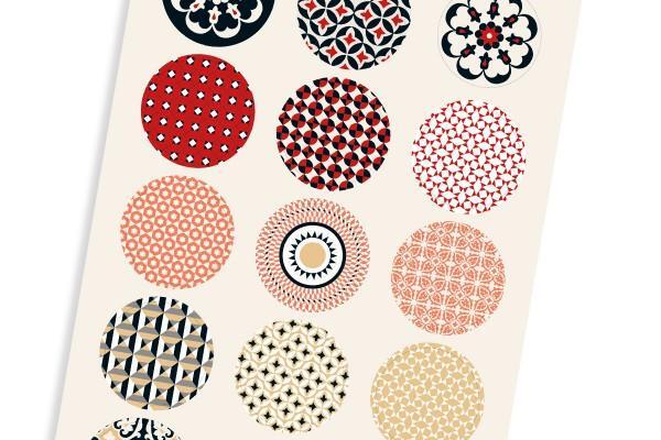 Bild: 9789460094231 | Classical European Tiles | Sticker & Label Book | Pepin van Roojen