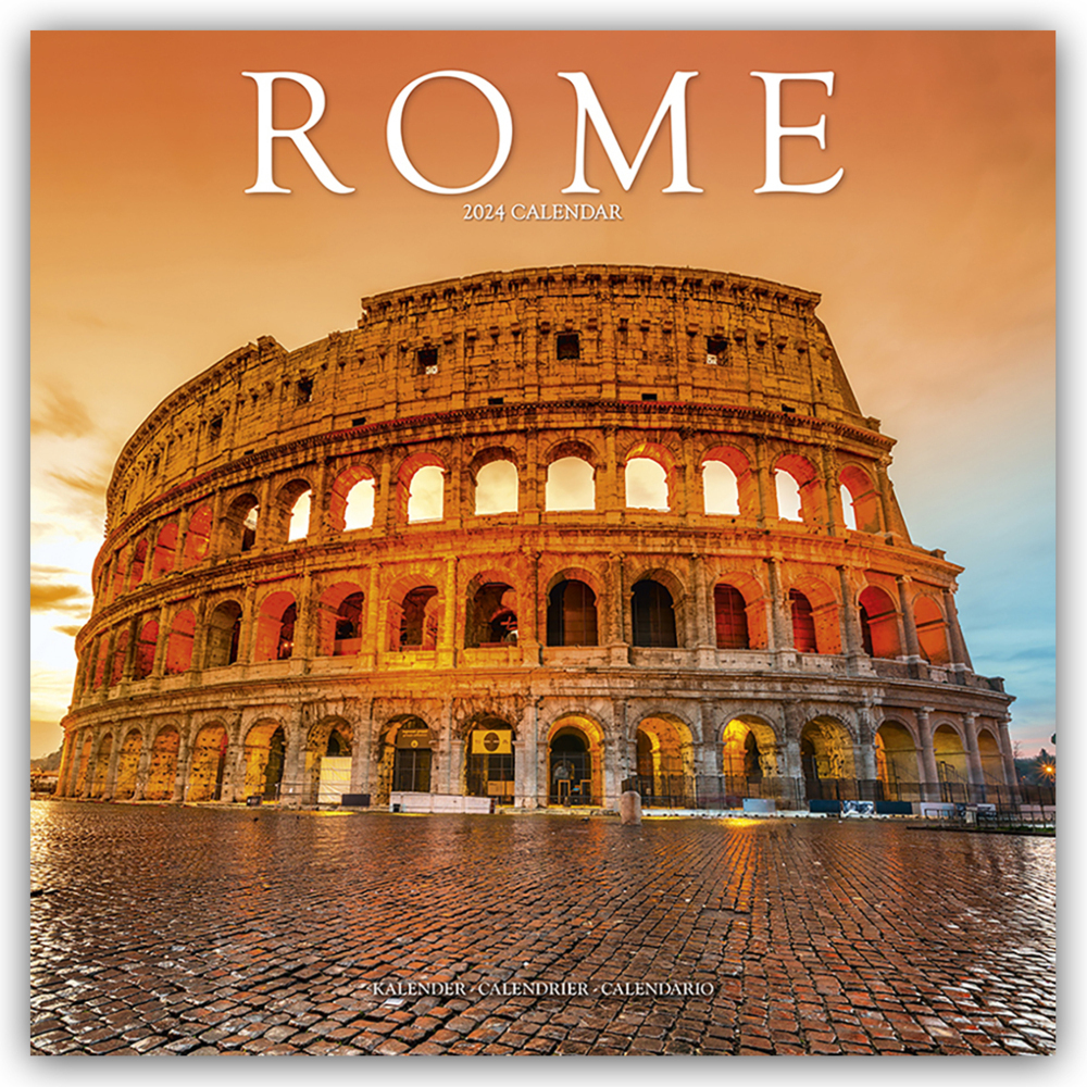 Cover: 9781804601884 | Rome - Rom 2024 - 16-Monatskalender | Avonside Publishing Ltd | 13 S.