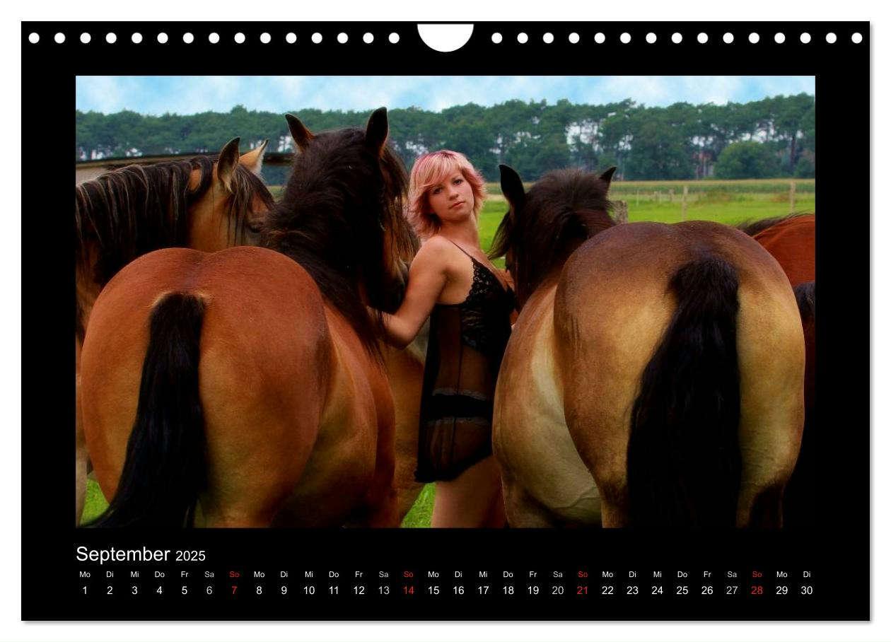 Bild: 9783435751280 | Sexy Horse Girls 2025 - Heiße Girls und starke Kaltblutpferde!...