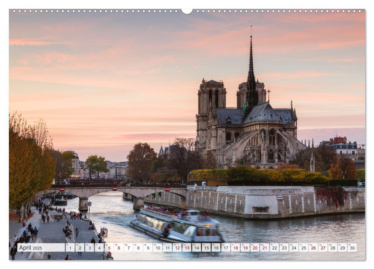 Bild: 9783435040537 | Paris - La Ville Lumière (Wandkalender 2025 DIN A2 quer), CALVENDO...