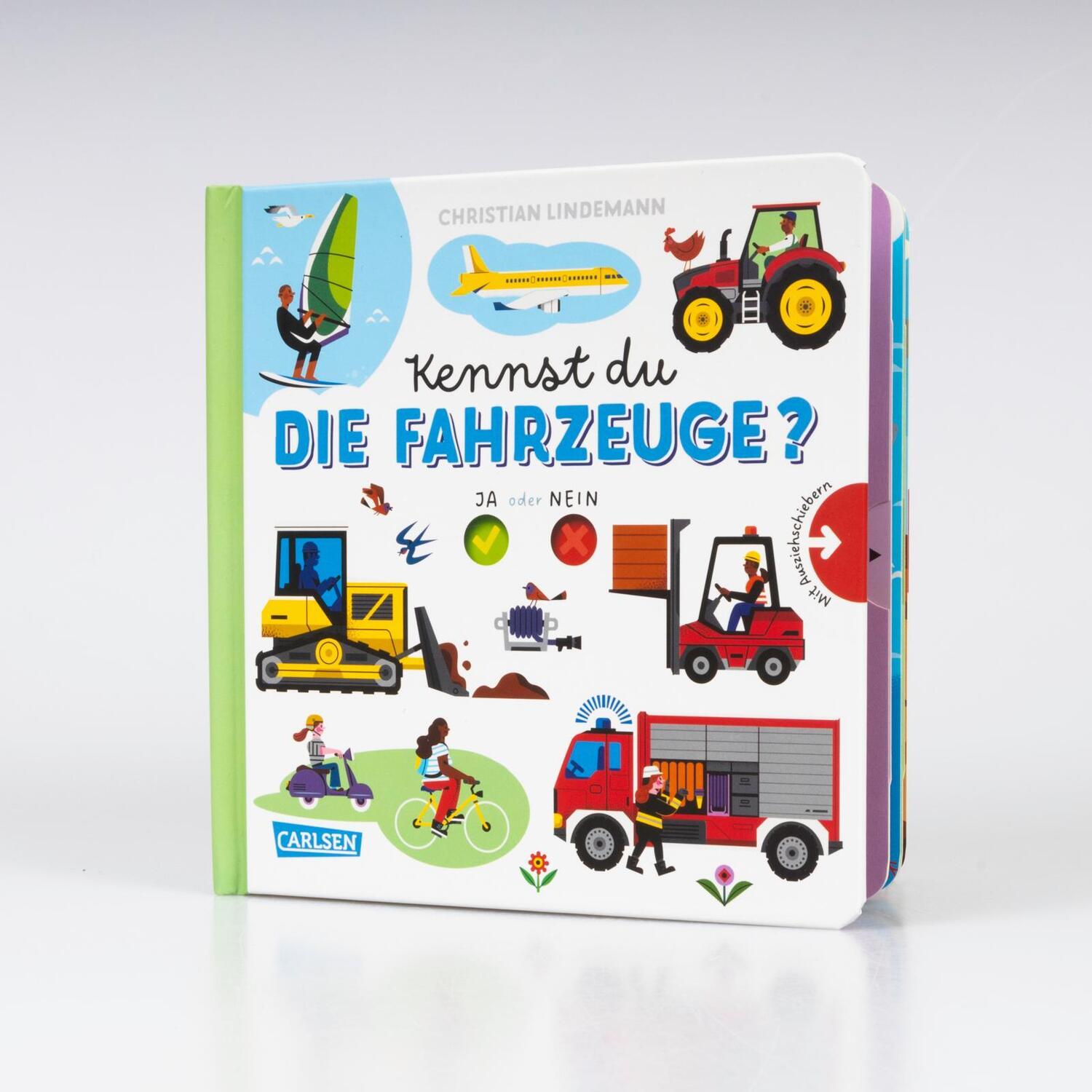 Bild: 9783551254498 | Kennst du die Fahrzeuge? | Christian Lindemann | Buch | Mit Schiebern