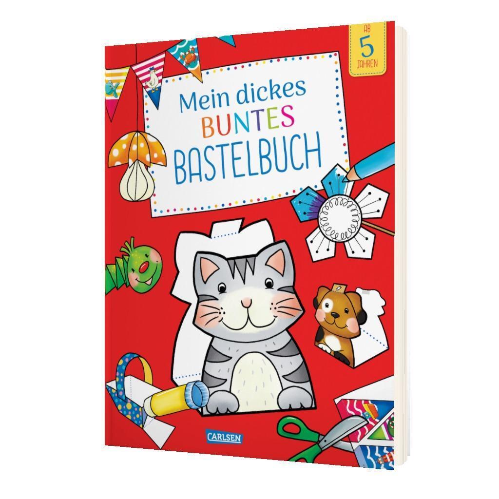 Bild: 9783551190802 | Mein dickes buntes Bastelbuch | Silke Reimers | Taschenbuch | 128 S.