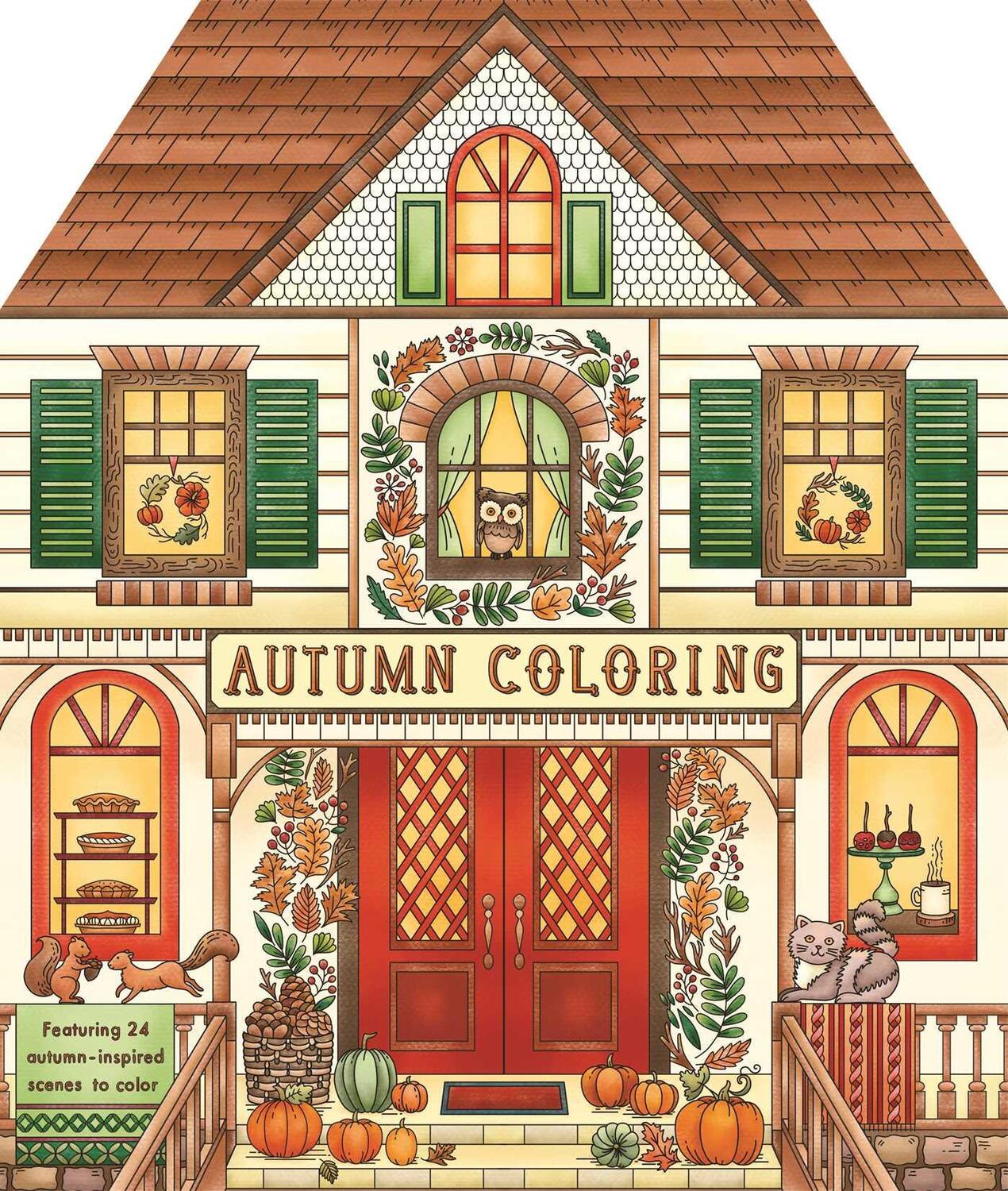 Cover: 9781837956333 | Autumn Coloring | Featuring 24 Sweater-Weather Scenes to Color | Buch