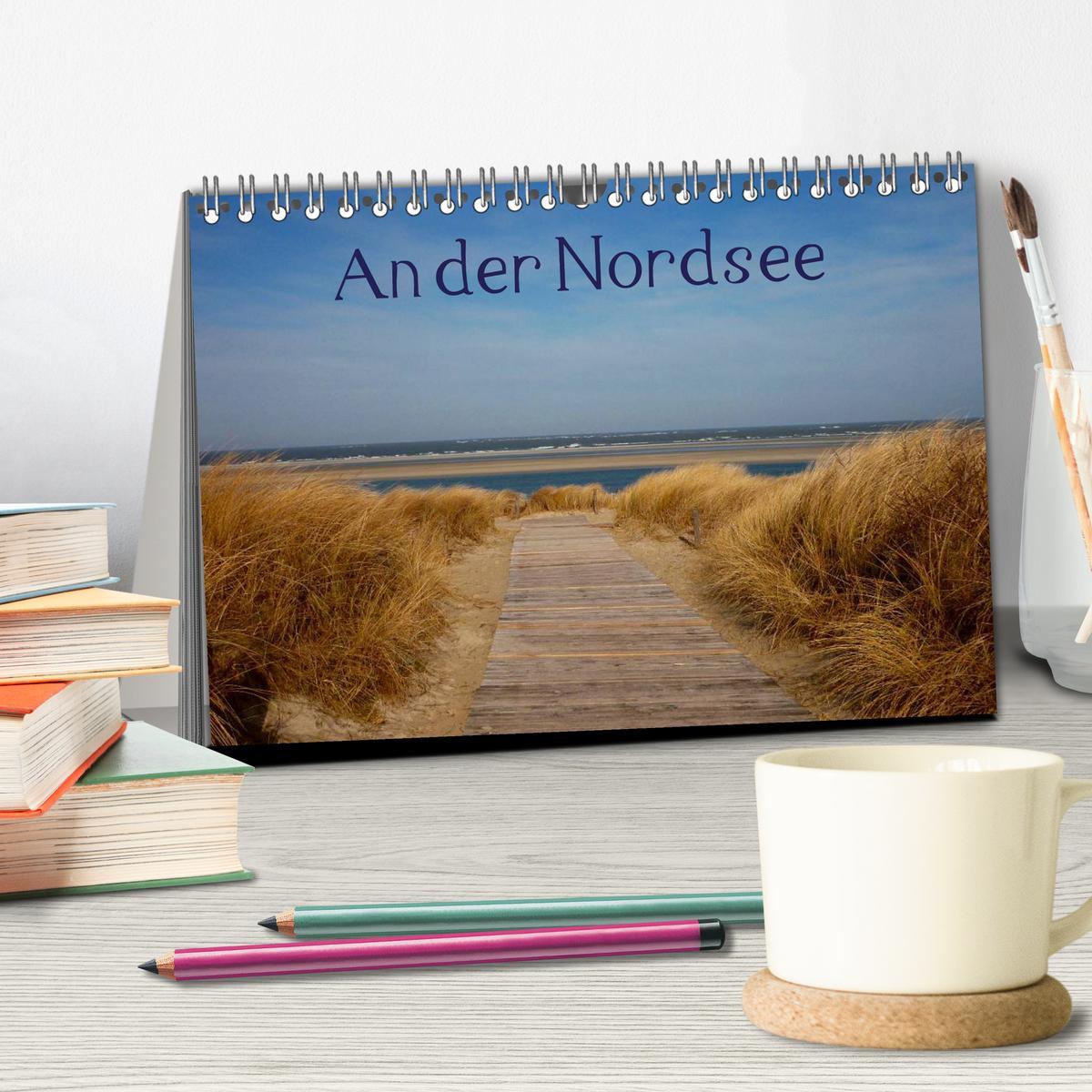 Bild: 9783435814251 | An der Nordsee (Tischkalender 2025 DIN A5 quer), CALVENDO...