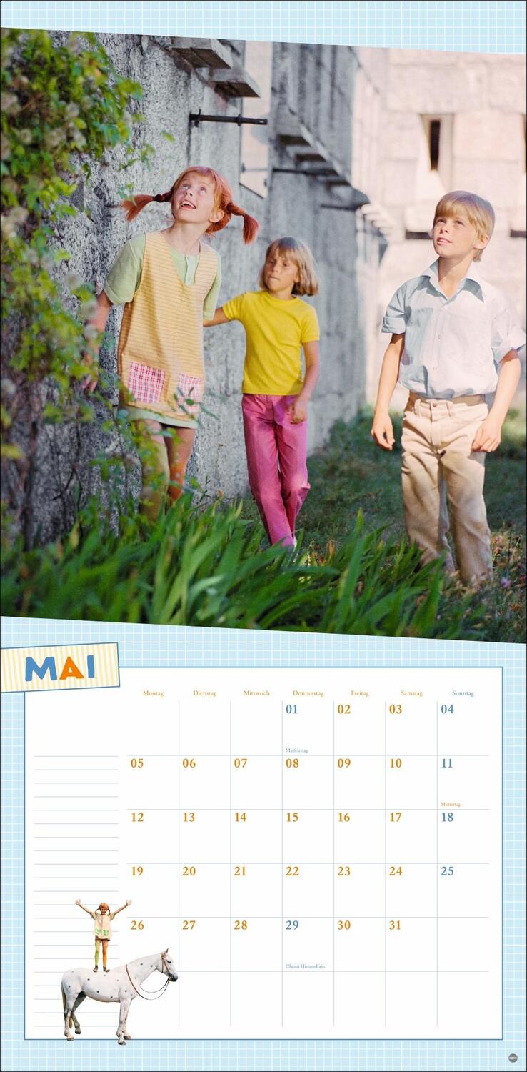 Bild: 9783756405527 | Pippi Langstrumpf Broschurkalender 2025 | Astrid Lindgren | Kalender