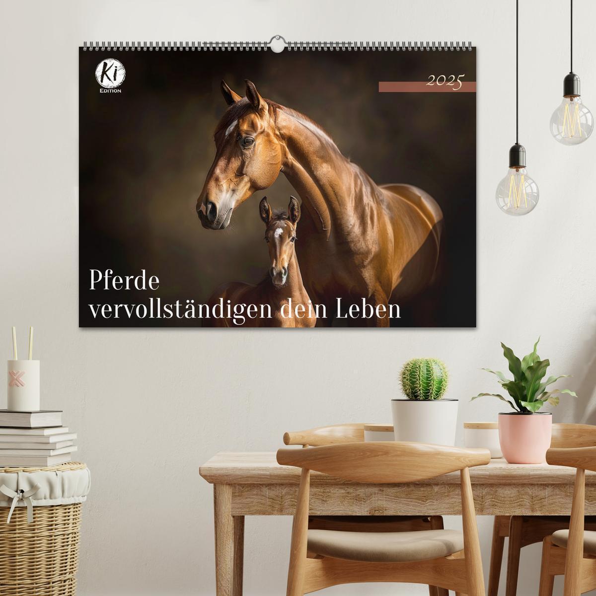 Bild: 9783435940943 | Pferde vervollständigen dein Leben (Wandkalender 2025 DIN A2 quer),...