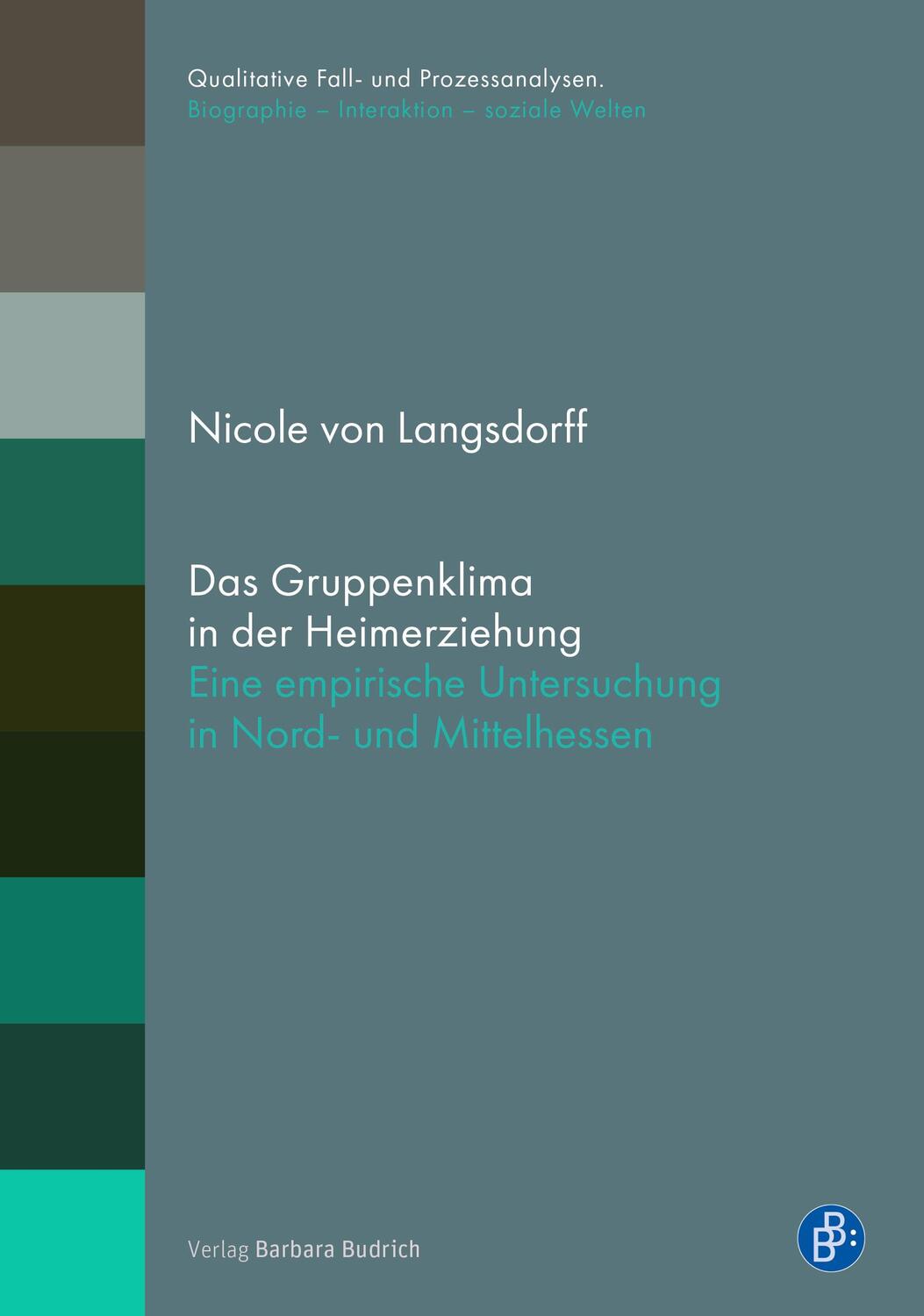 Cover: 9783847430322 | Das Gruppenklima in der Heimerziehung | Nicole von Langsdorff | Buch
