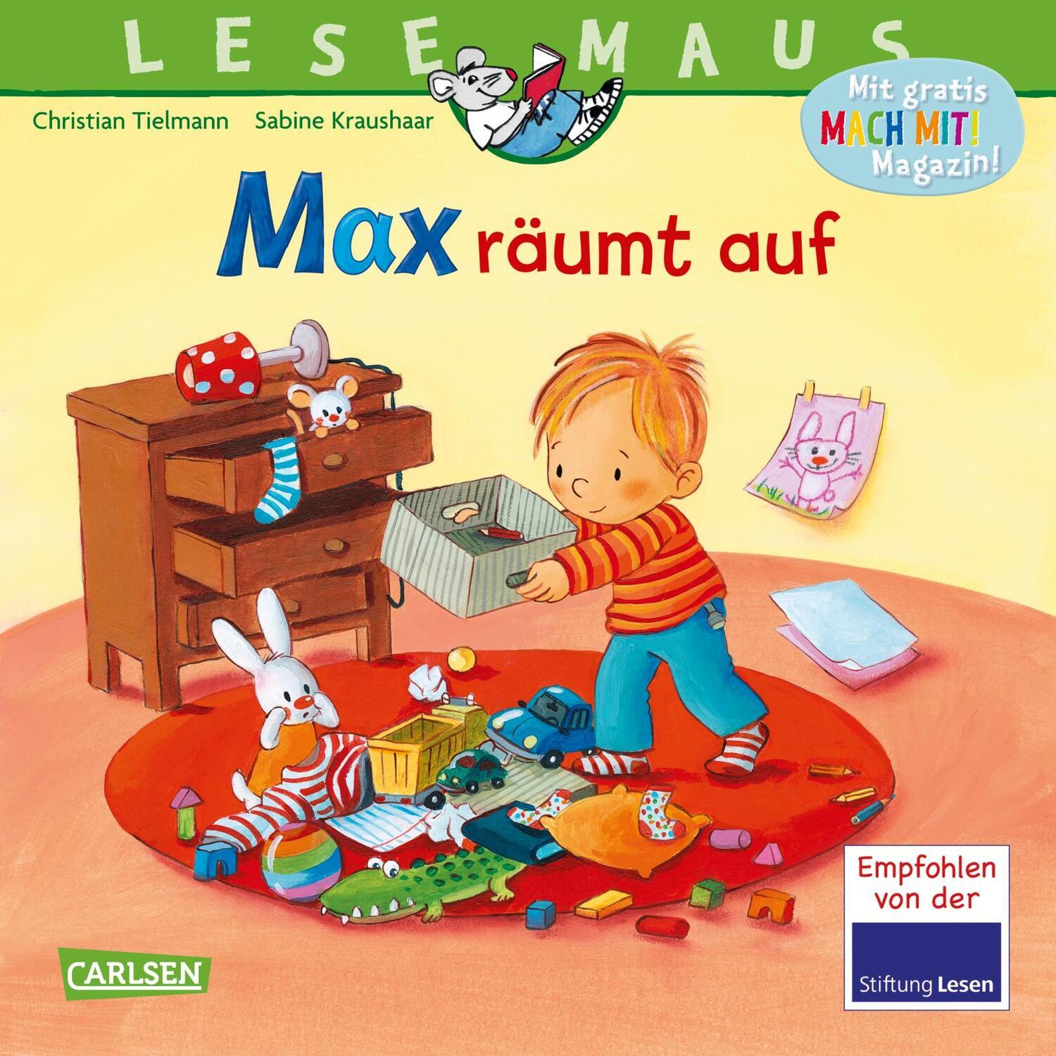 Cover: 9783551084187 | LESEMAUS 119: Max räumt auf | Christian Tielmann | Taschenbuch | 24 S.