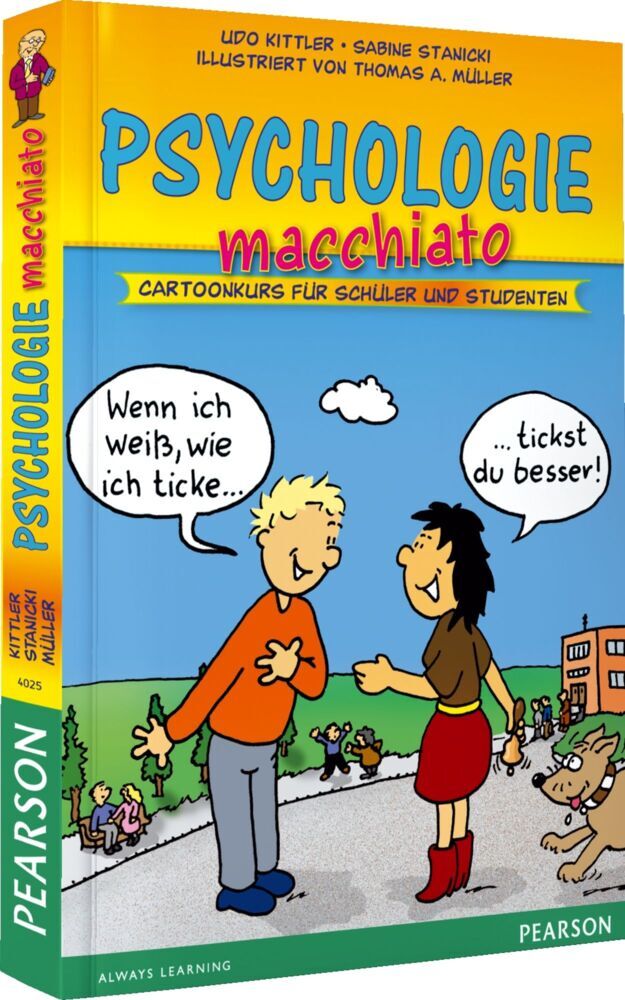 Cover: 9783868940251 | Psychologie macchiato | Cartoonkurs für Schüler und Studenten | Buch