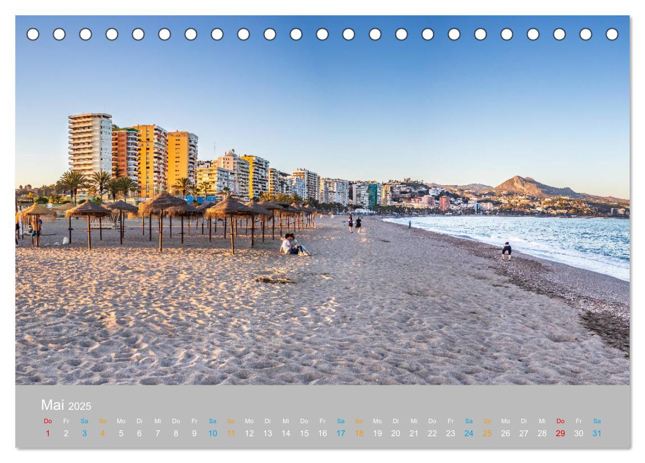 Bild: 9783435230334 | Malaga - andalusische Mittelmeerküste (Tischkalender 2025 DIN A5...