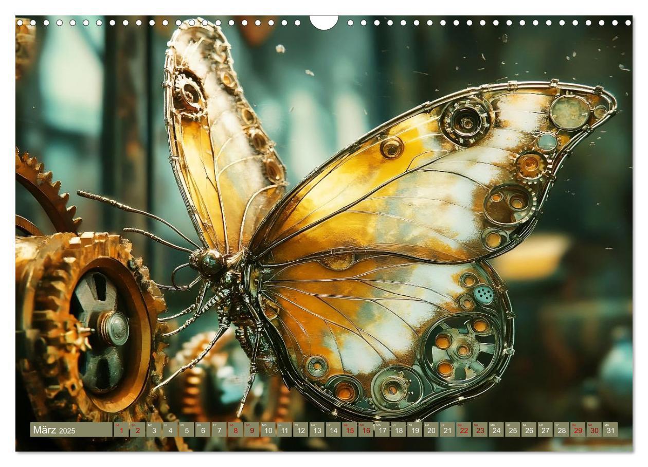 Bild: 9783457185766 | Die fantastische Welt der Steampunk-Insekten (Wandkalender 2025 DIN...