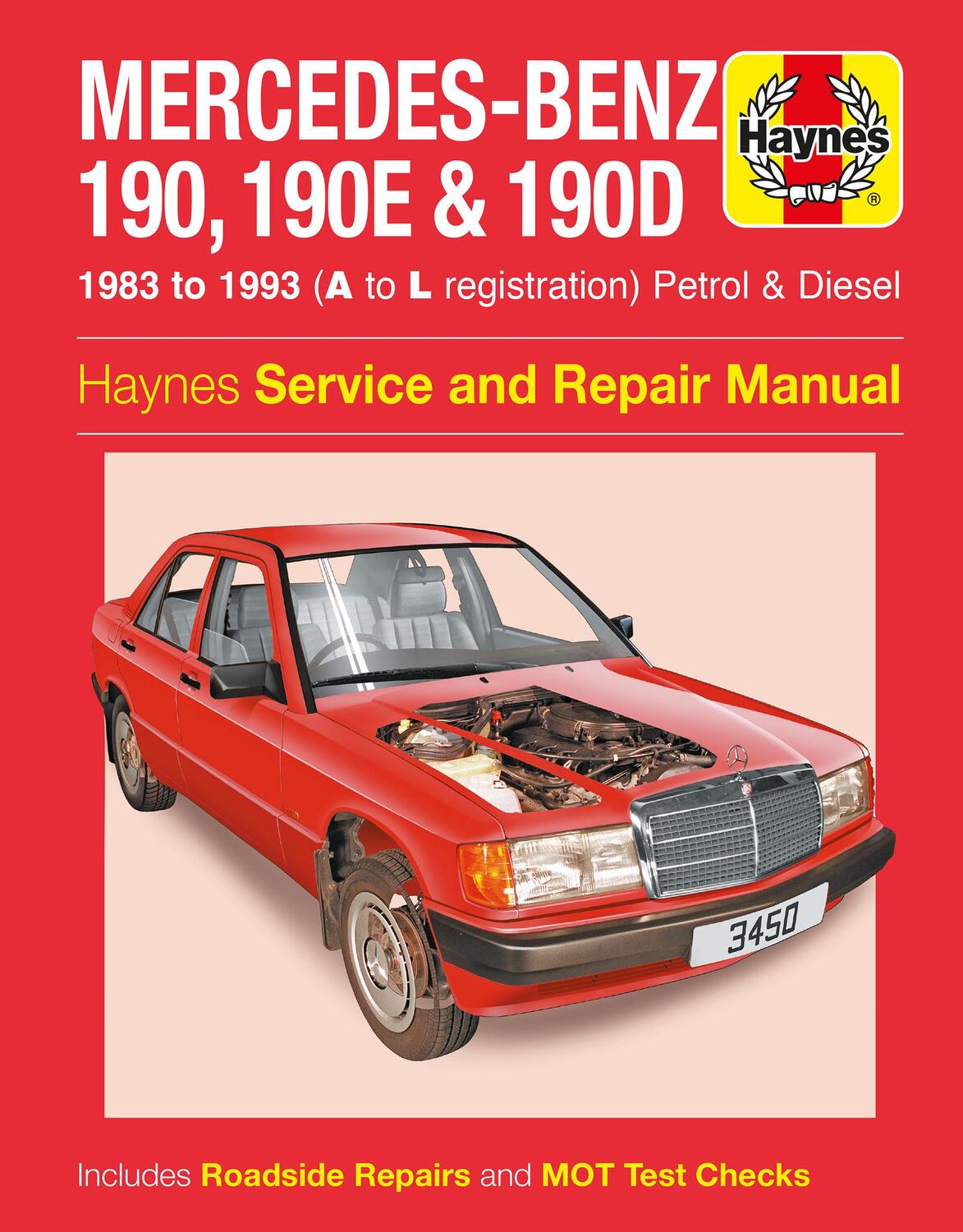 Cover: 9780857336422 | Mercedes-Benz 190, 190E &amp; 190D Petrol &amp; Diesel (83 - 93) Haynes...