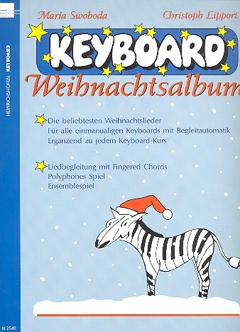 Cover: 9790204425402 | Keyboard Weihnachtsalbum | Für Keyboard - Noten | Swoboda/Lipport