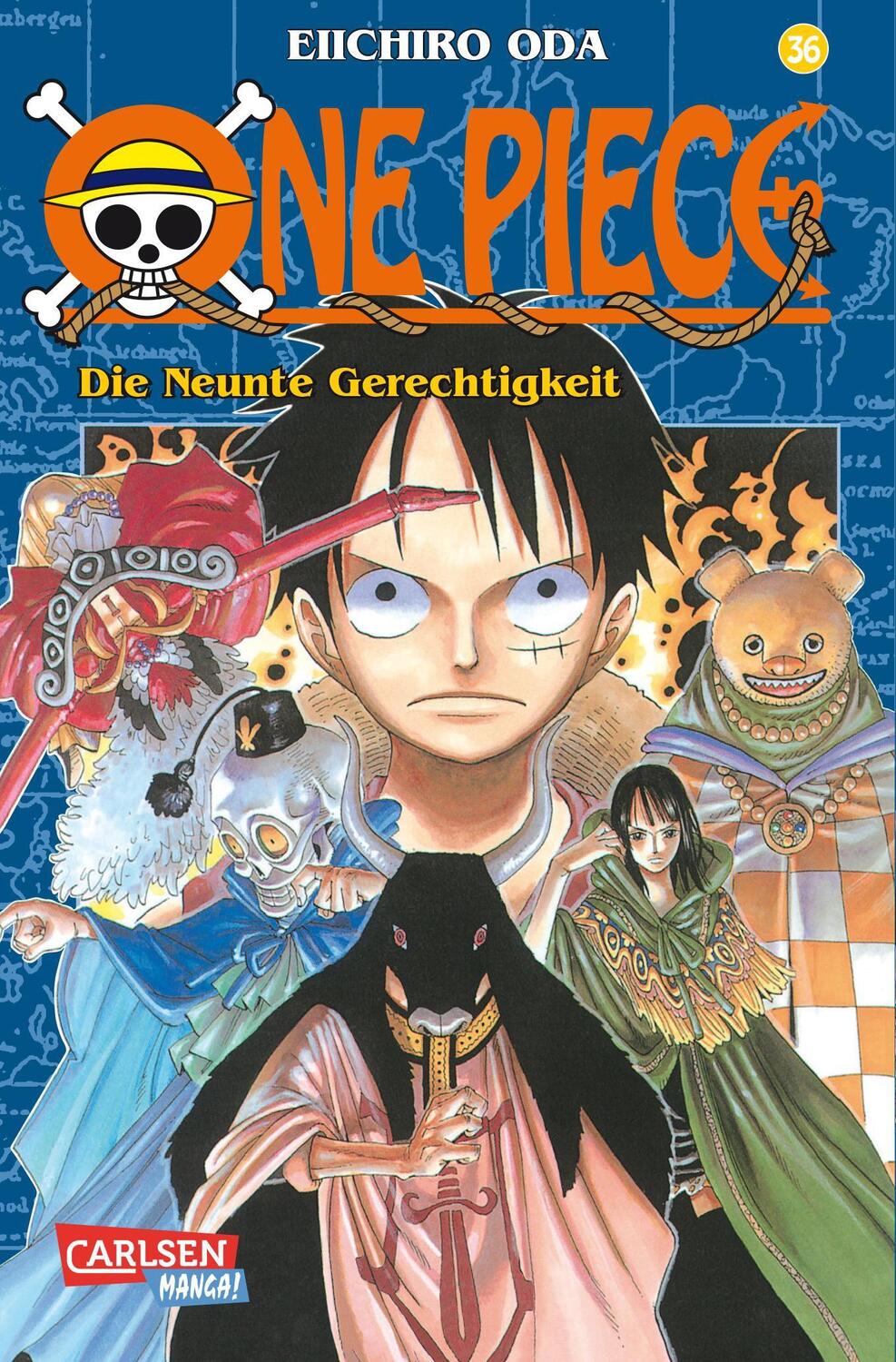 Cover: 9783551757265 | One Piece 36. Die neunte Gerechtigkeit | Eiichiro Oda | Taschenbuch