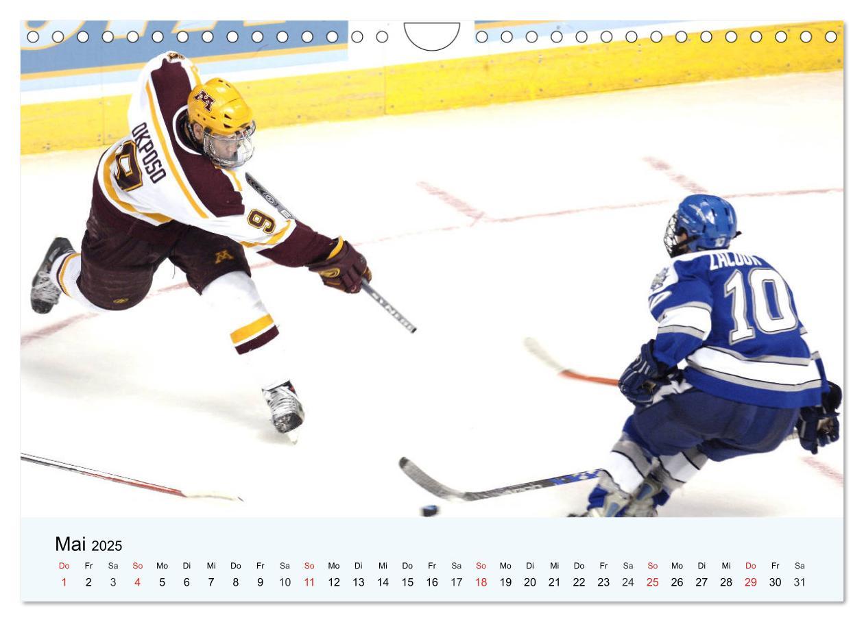 Bild: 9783435180462 | Eishockey. Dynamik, Athletik und Präzision! (Wandkalender 2025 DIN...