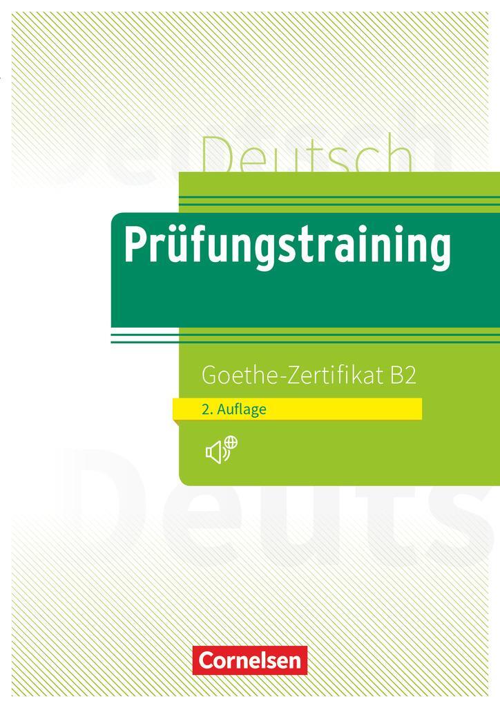 Cover: 9783061217754 | Prüfungstraining DaF B2 - Goethe-Zertifikat - Neubearbeitung | Maenner