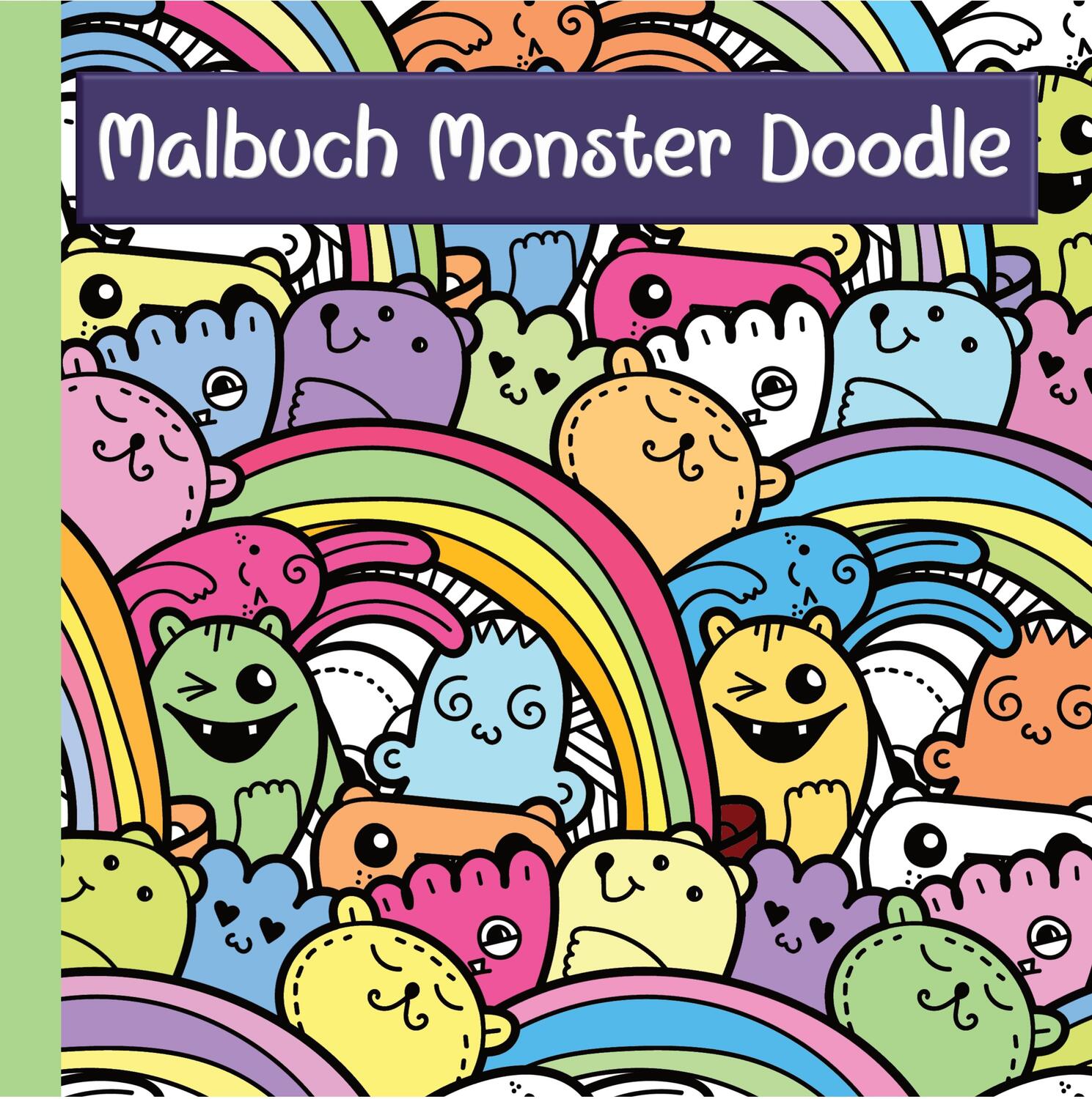Cover: 9783985957347 | Monster Malbuch mit lustigen Doodle Motiven für Kinder ab 7 Jahren...