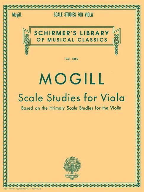 Cover: 9780793554461 | Scale Studies for Viola: Schirmer Library of Classics Volume 1860...