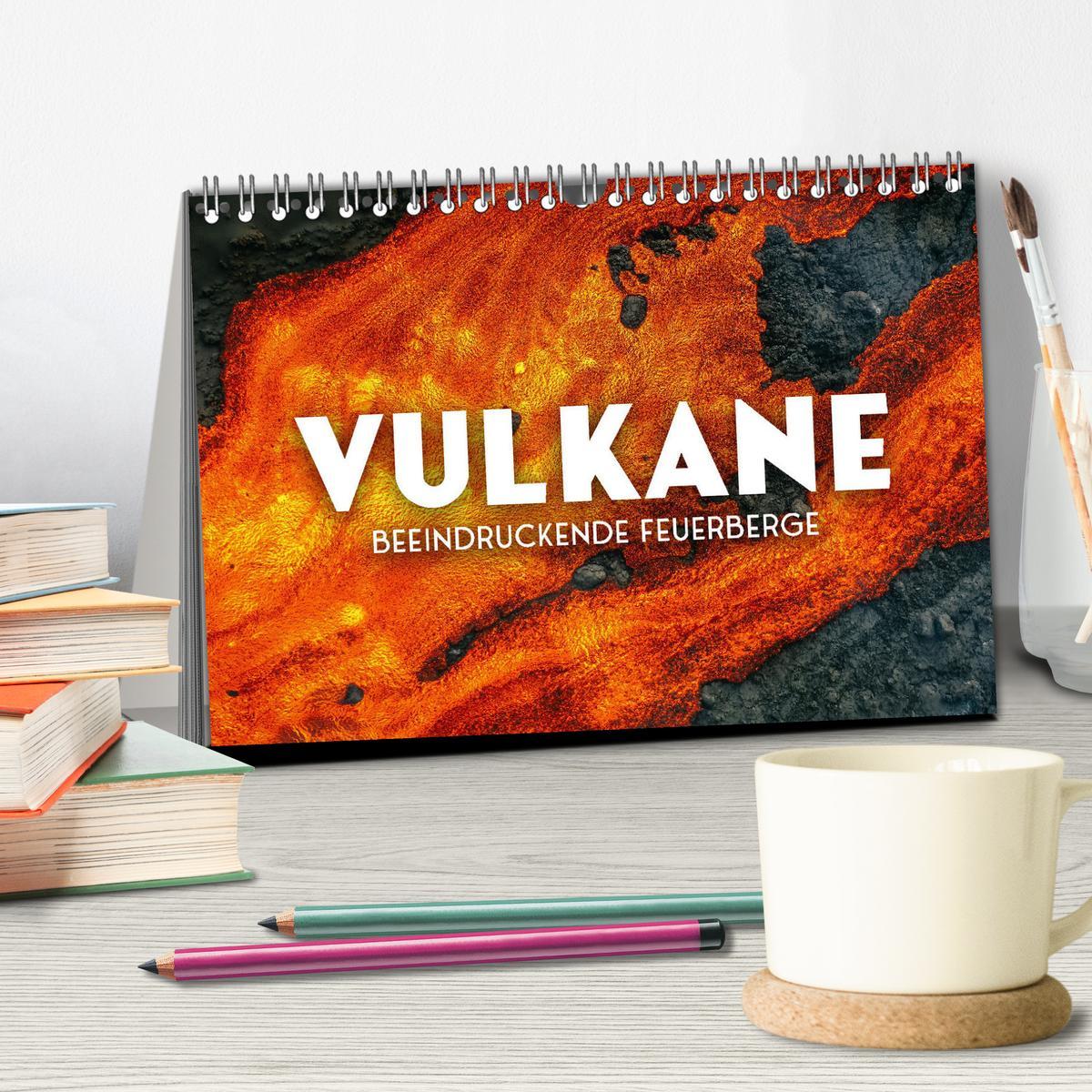 Bild: 9783383940620 | Vulkane - Beeindruckende Feuerberge (Tischkalender 2025 DIN A5...