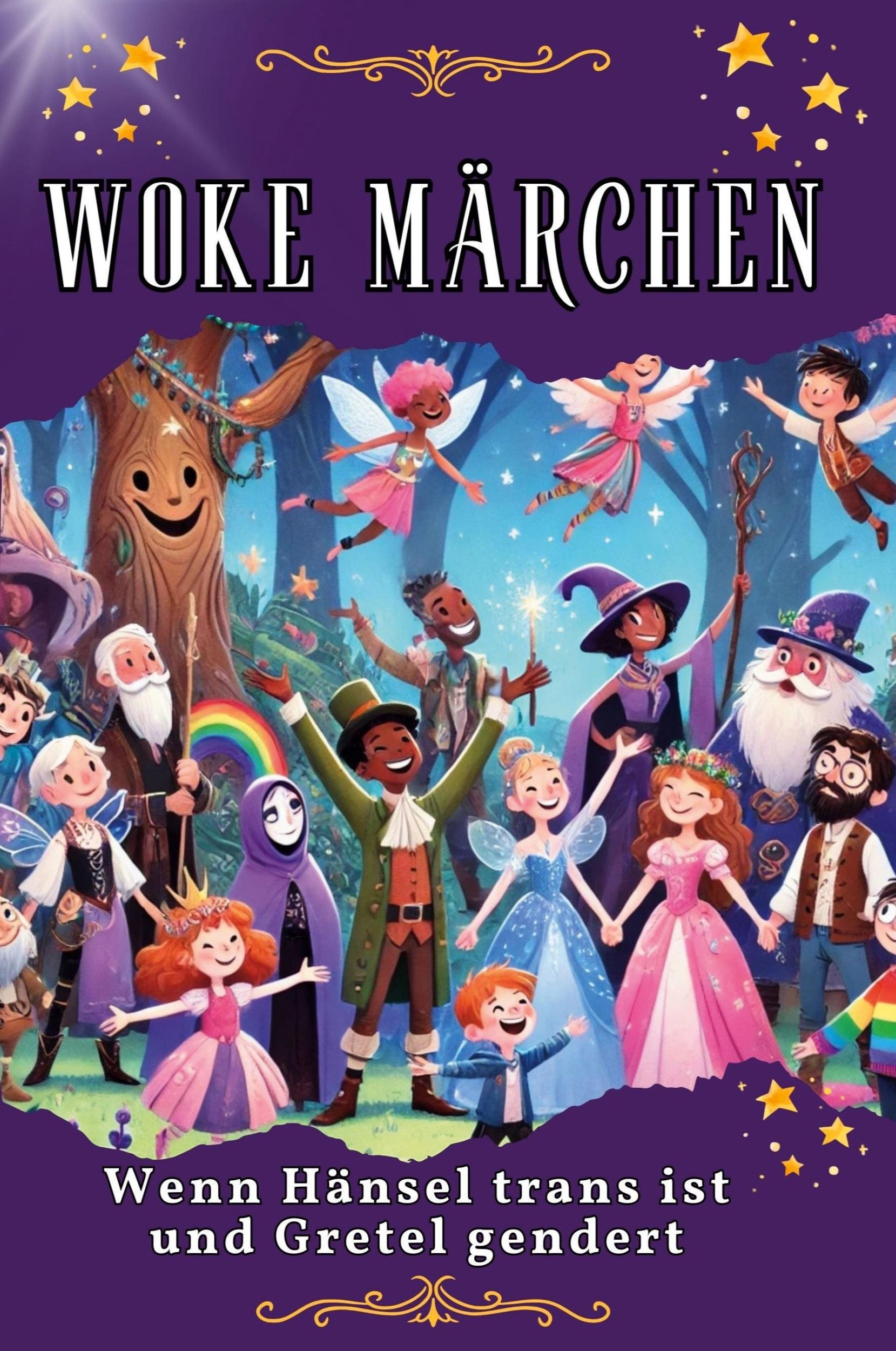 Cover: 9783759136640 | Woke Märchen | Wenn Hänsel trans ist und Gretel gendert | Luca Schmid