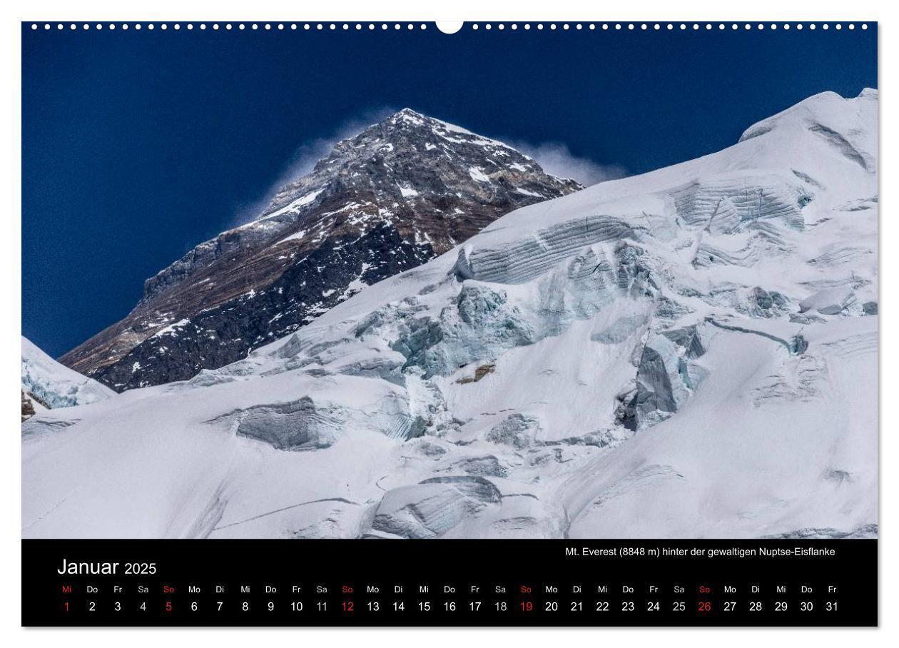 Bild: 9783435647422 | Himalaya - Dach der Welt (Wandkalender 2025 DIN A2 quer), CALVENDO...