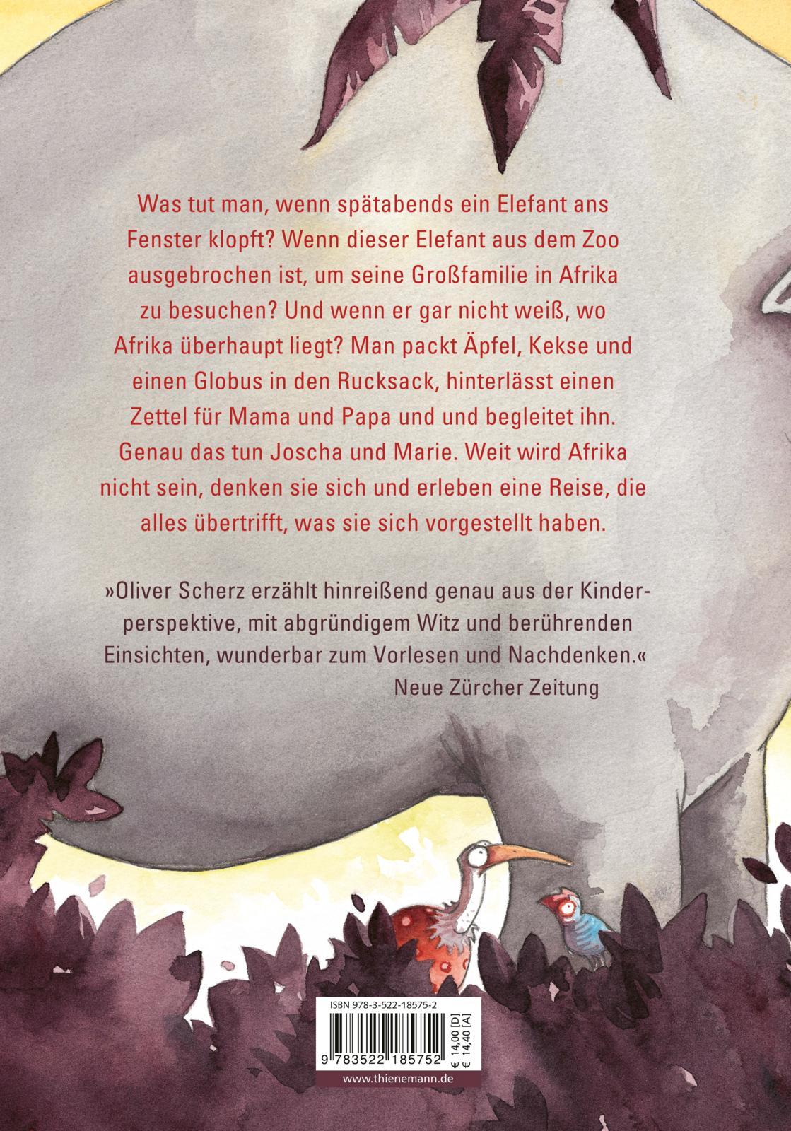 Rückseite: 9783522185752 | Wir sind nachher wieder da, wir müssen kurz nach Afrika | Scherz