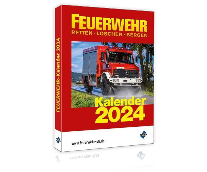 Cover: 9783963148552 | FEUERWEHR Kalender 2024 | Forum Verlag Herkert GmbH | Buch | 160 S.