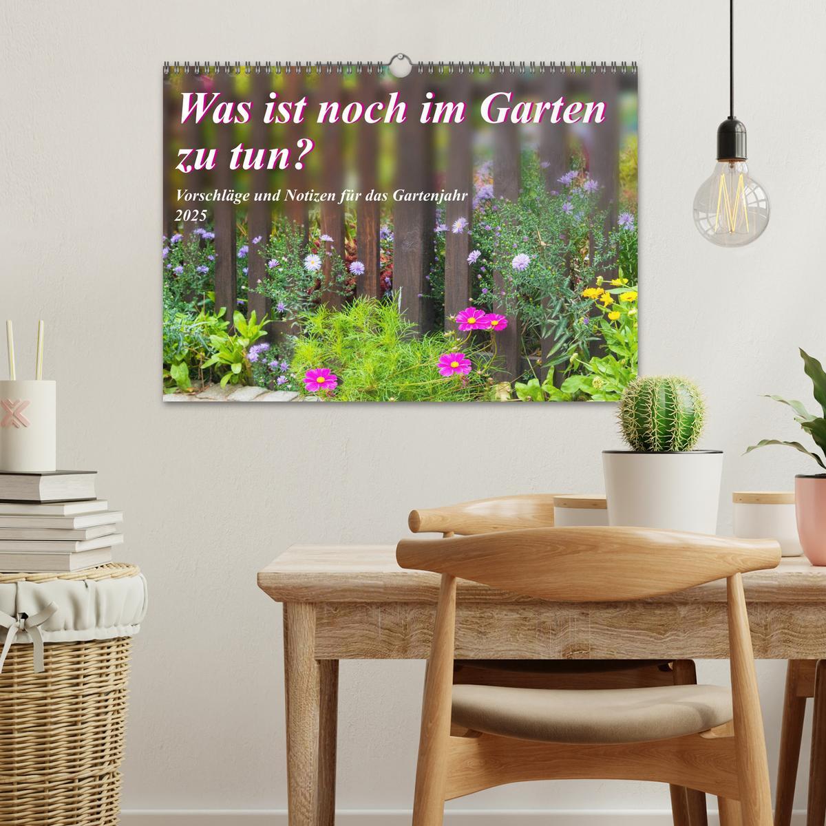 Bild: 9783435132522 | Was ist noch im Garten zu tun? (Wandkalender 2025 DIN A3 quer),...